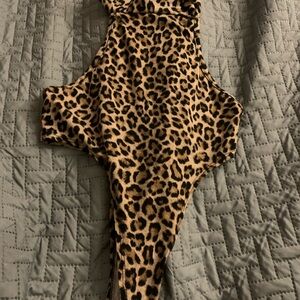 Leopard Print Bodysuit